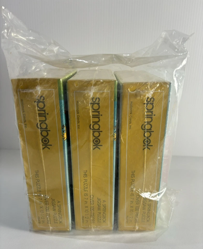 De colección Springbok Peanuts Snoopy & Woodstock 100 piezas PZL4721 Sellado Nuevo Lote de 3 Foto 3 de 4