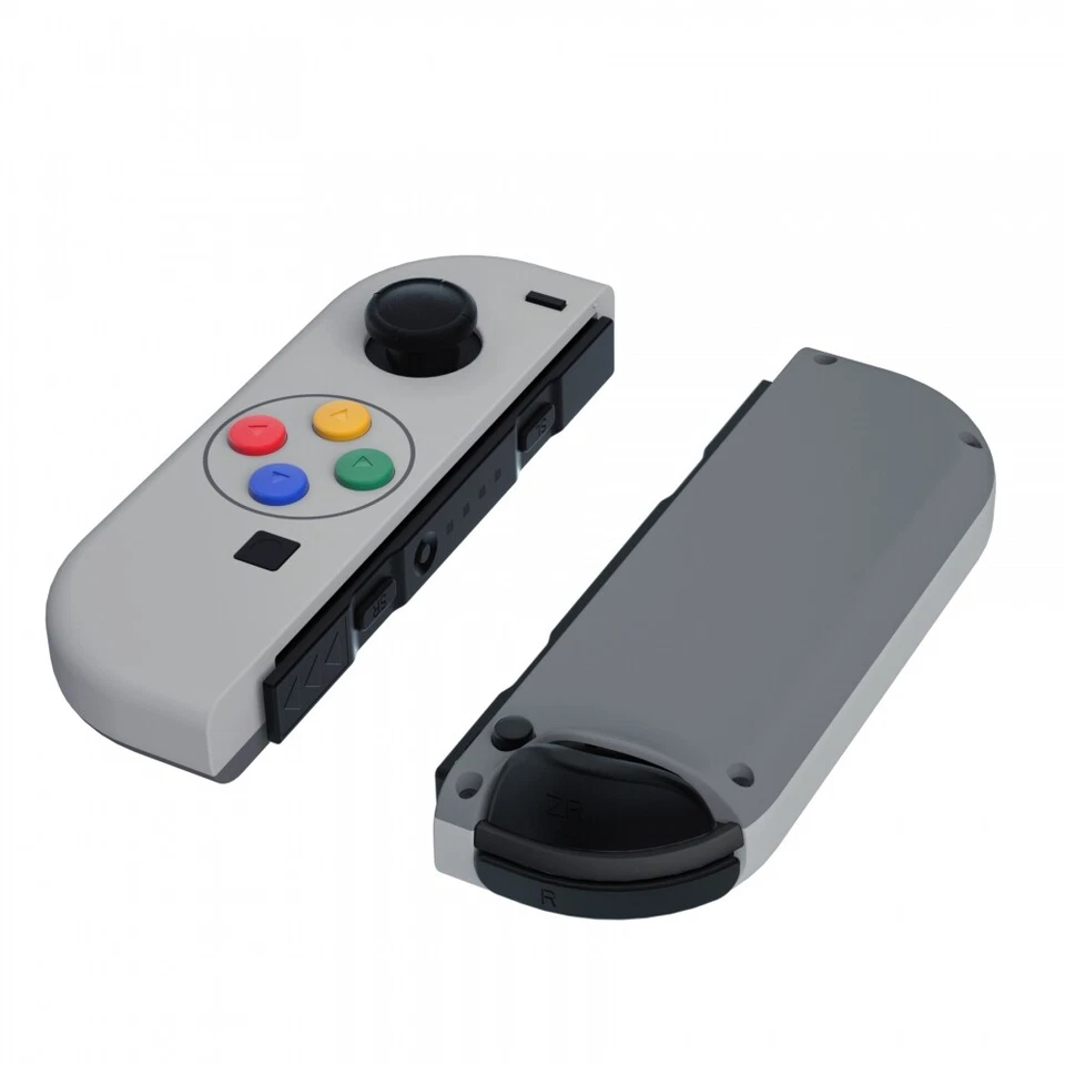 Soft Touch SFC SNES Classic EU Shell and Buttons for Nintendo Switch Joy con - Image 3 of 4