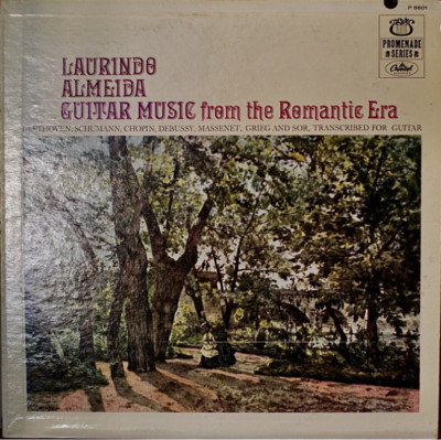 LAURINDO ALMEIDA: guitar music from the romantic era CAPITOL 12'' LP 33 RPM