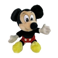 Vintage Disneyland Walt Disney World Parks Mickey Mouse Plush Stuffed Animal 10"