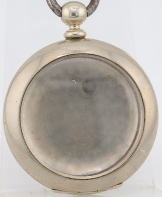 DUEBER SILVERINE KEYWIND 18s POCKET WATCH CASE 56.93mm, 45mm MOVEMENT SEAT (M13)