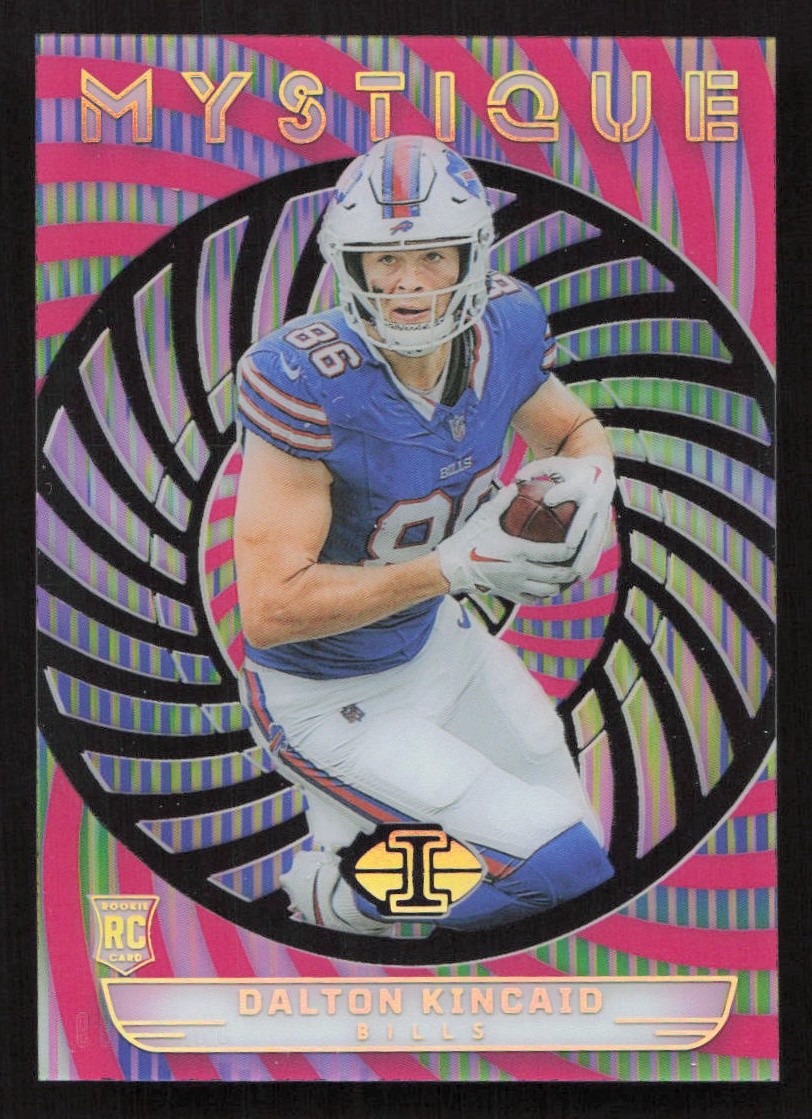 2023 Panini Illusions Dalton Kincaid Mystique Pink #/399 SN #7 Card