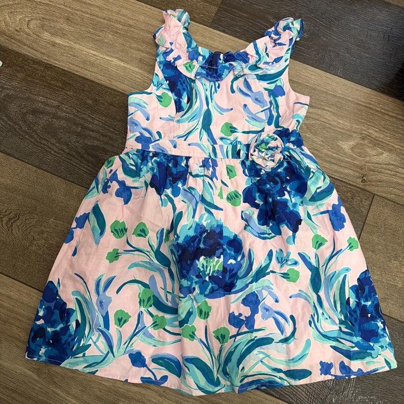 girls lilly pulitzer dress Size 7 Pink With Flowers