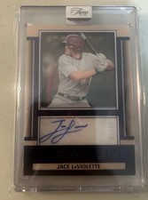 Jace LaViolette  2025 Panini Three and Two Day One Draft Auto #/12  Encased RC