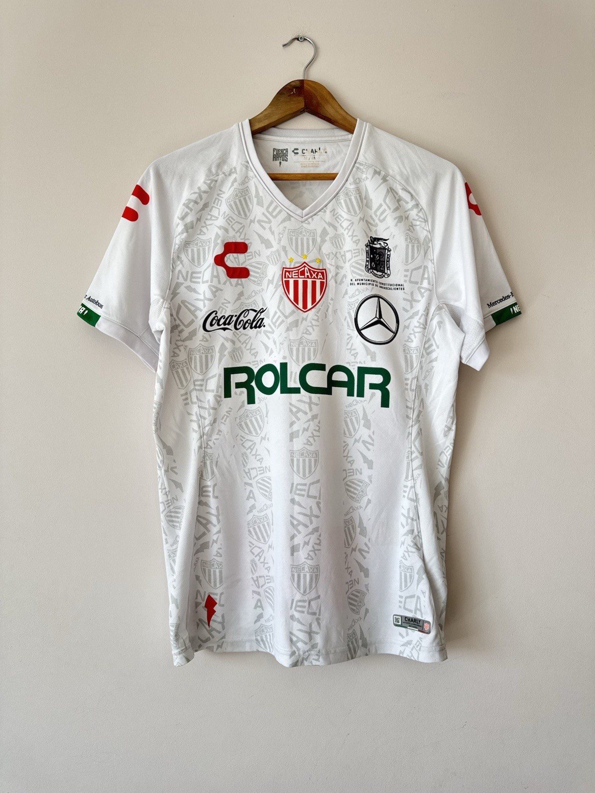 Necaxa 2019-2020 Home Soccer Jersey Mexico Football Shirt Kit Size Men’s M