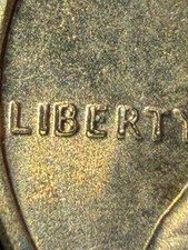 1969-S Lincoln Cent Choice BU EXTREME Naked-Eye Machine Doubling Error "LIBERTY"