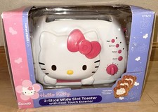 New Sanrio Hello Kitty 2-Slice Wide Slot Toas...