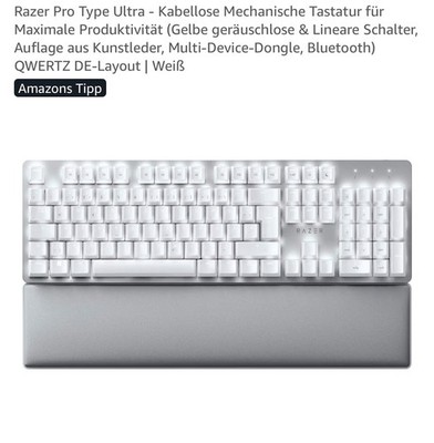 Razer Pro Type Ultra   Kabellose Mechanische Tastatur (DE-Layout, Neu & OVP)