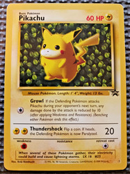 Pikachu #1 Black Star Promo WOTC (1999)