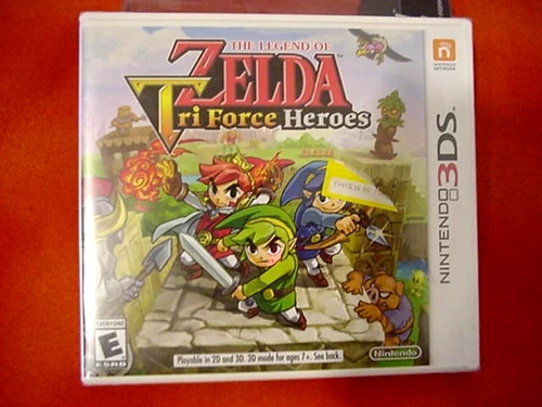 The Legend of Zelda: Tri Force Heroes 3DS New Game (Multiplayer 2015) NEW Sealed