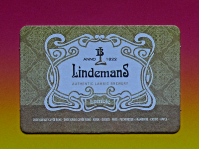Lindemans  Sint-Pieters-Leeuw    Belgian Beer   Bierdeckel NEU
