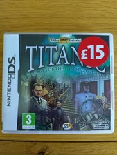 Nintendo DS Titanic Secrets of the Fateful Voyage with Box and Instructions