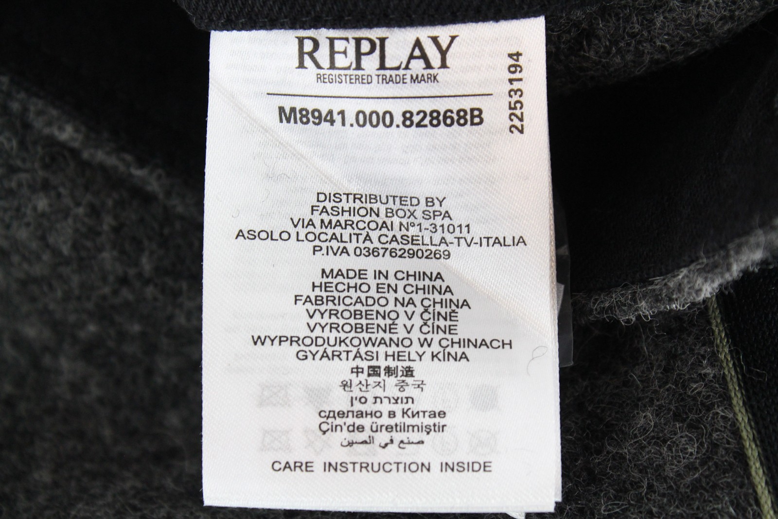 REPLAY Mens Coat L Grey Wool Blend Hooded Toggle Snaps Buttoned RRP€399 I image 7