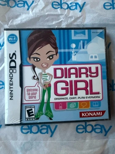 Diary Girl Nintendo DS 2008 Game CIB+Manual+Inserts Konami  FAST SECURE SHIP New
