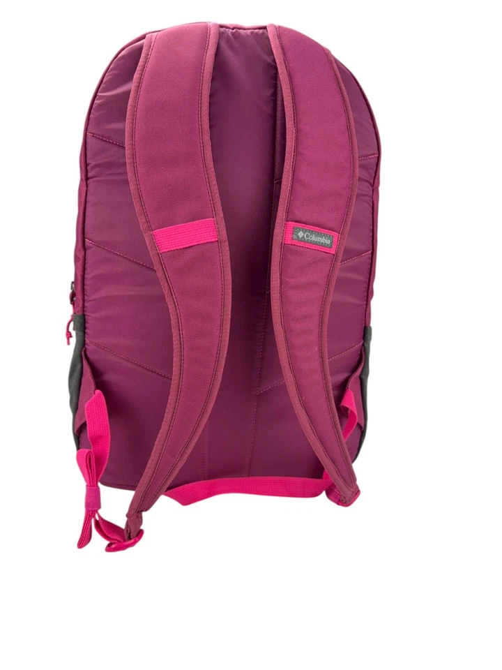 Mochila magenta Columbia Bridgeline 25L em excelente estado usado escola acampamento caminhadas - Imagem 3 de 4
