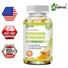 Turmeric Curcumin Highest Potency 95 1950mg with BioPerine Black Pepper Extract