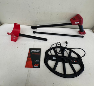 Minelab Vanquish 540 Metal Detector with V12 12x9 Double D Waterproof Coil