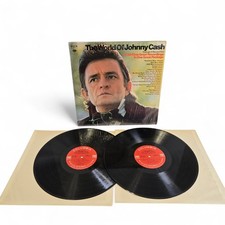The World of Johnny Cash 1970 Columbia 360 Sound Vinyl LP Album Orig Shrink