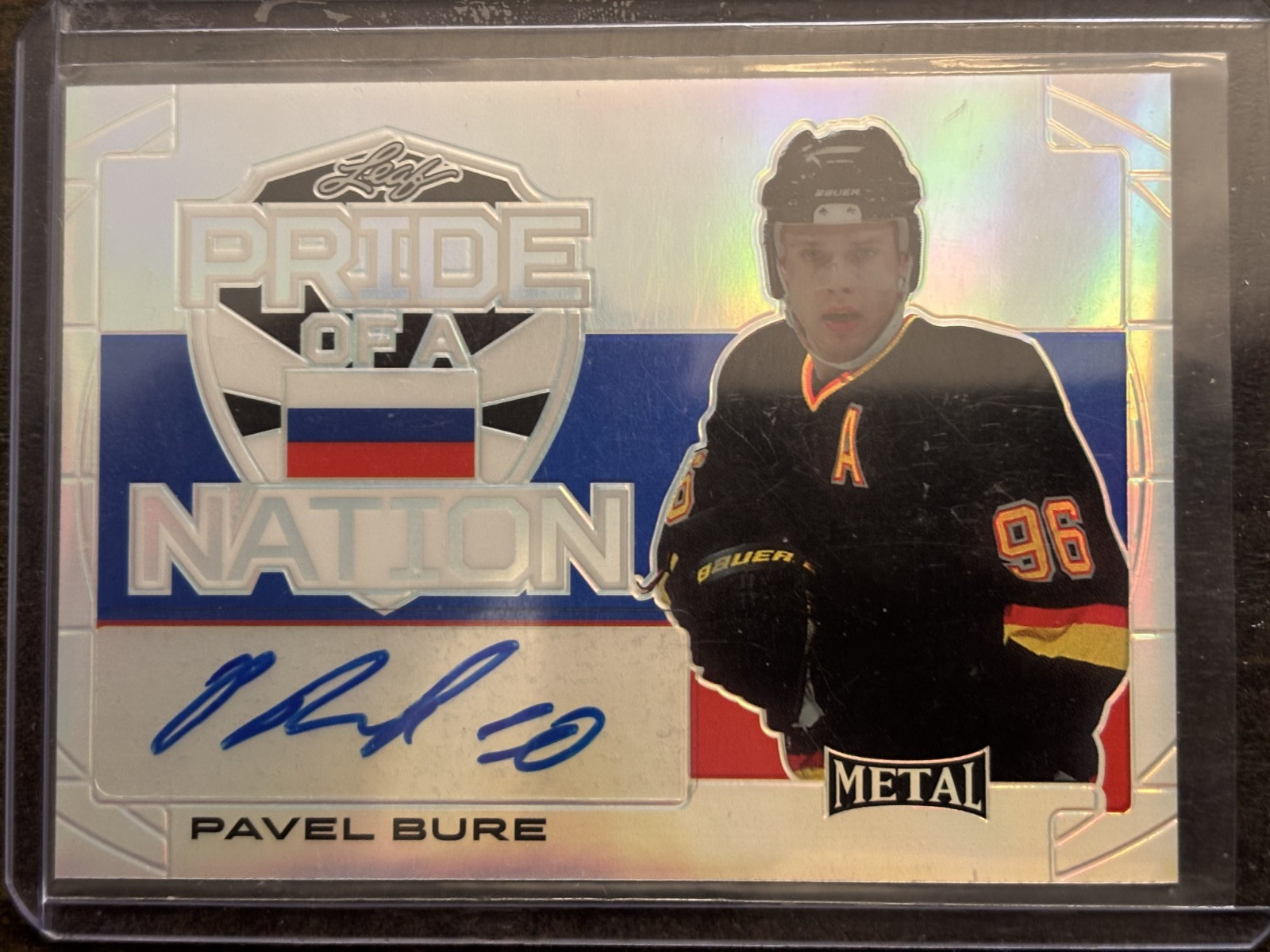 2016 Leaf Metal Pavel Bure PRIDE OF A NATION Auto 12/25