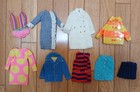 1960s, 1970s Francie Fashions lot of 9 -Mattel Barbie vintage - most tagged — photo 1