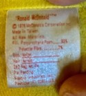 VINTAGE 1978 RONALD MCDONALD'S PLUSH DOLL — photo 7