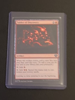 MTG Secrets of Strixhaven U Tablet of Discovery #0132