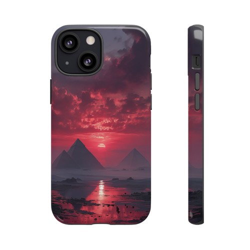 Egypt Pyramids Blood Red Sky Phone Case for iPhone, Samsung Galaxy, Pixel - 第 104/239 張圖片
