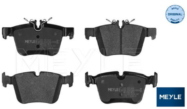 Meyle 0252535416 Bremsbelagsatz FüR Scheibenbremse Bremsbelagsatz-image