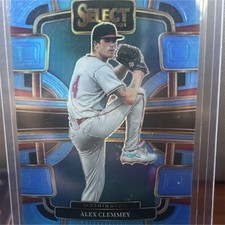 Panini 2024 Select Concourse Alex Clemmey #39 Light Blue Prizm /199 Rookie