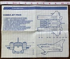 GI Joe Cobra Jet Pack Instructions Blueprints 8.5" x 11"
