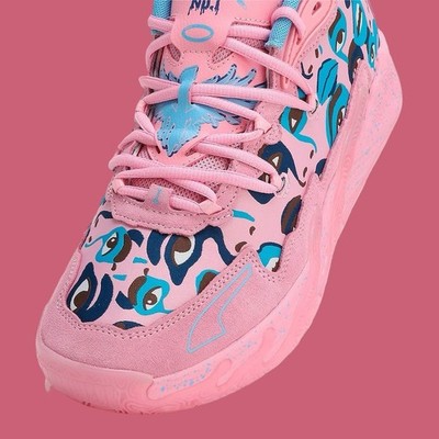 Men Puma MB.03 Kid Super LaMelo Ball Basketball Shoes Pink  display picture 2