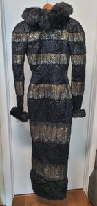 Stage Custom Theatrical Drag Display Costume Fur Sequins