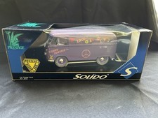 Solido Prestige VW Volkswagen Combi Tole Bus Van Peace Love Flower Powered 1:18