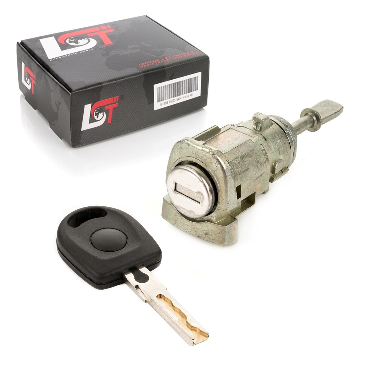 Door lock cylinder with key lock front right for VW FOX 5Z1 5Z3