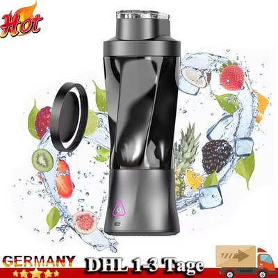 700ml Portable Blender Smoothie Maker USB Standmixer Mini Mixer to go für Sport