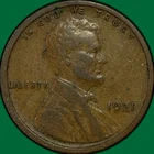 1921 Lincoln Wheat Cent Very Fine VF Coin #35414