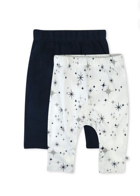 Honest Baby Organic Cotton Footless Harem Pants   Size 12M, 2 Pack - NWT 
