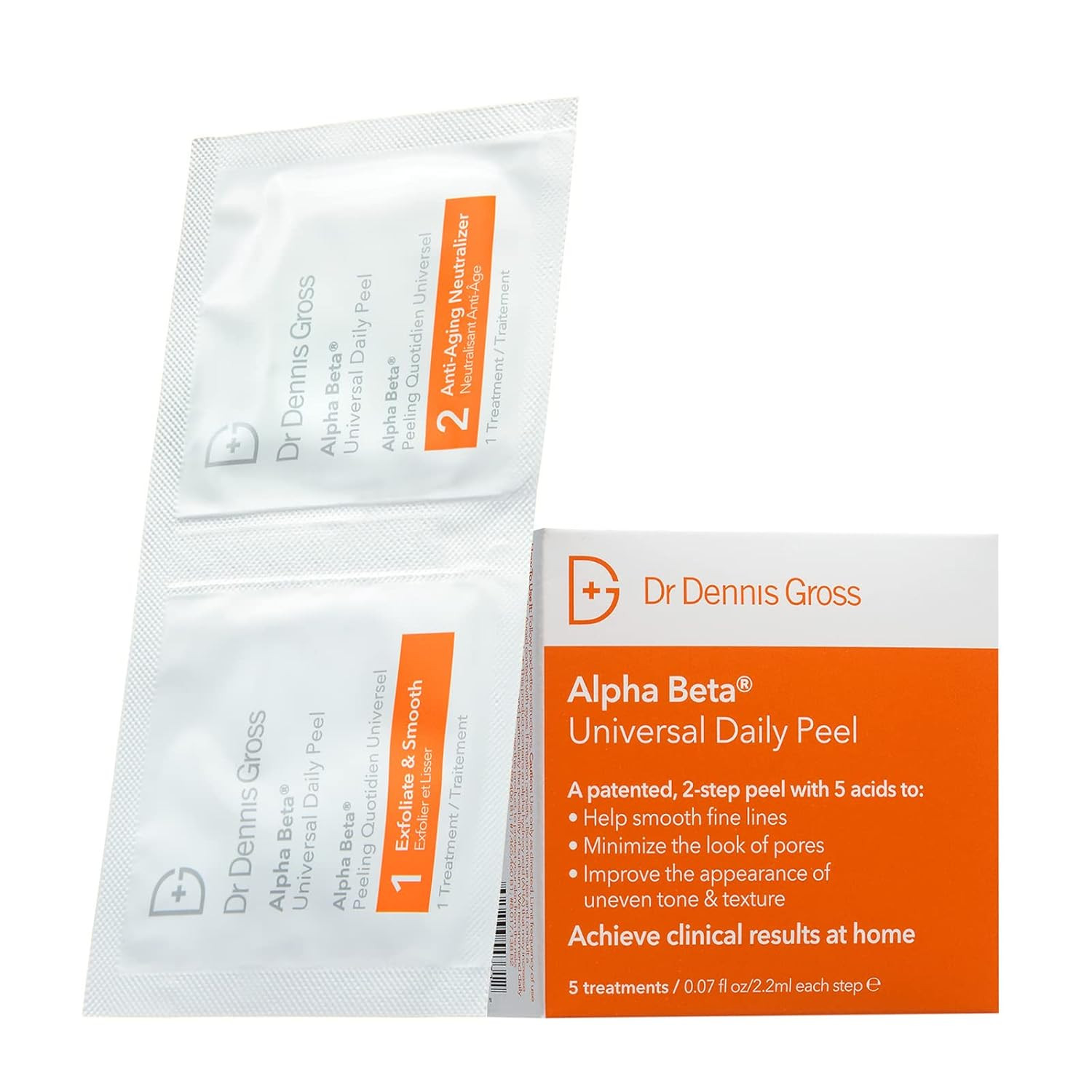 Alpha Beta Universal Daily Peel, 5 Treatments for Uneven Tone and Texture