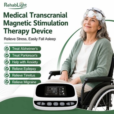 Transcranial Magnetic Brain Wellness Elder Support Focus Cognition Improvement