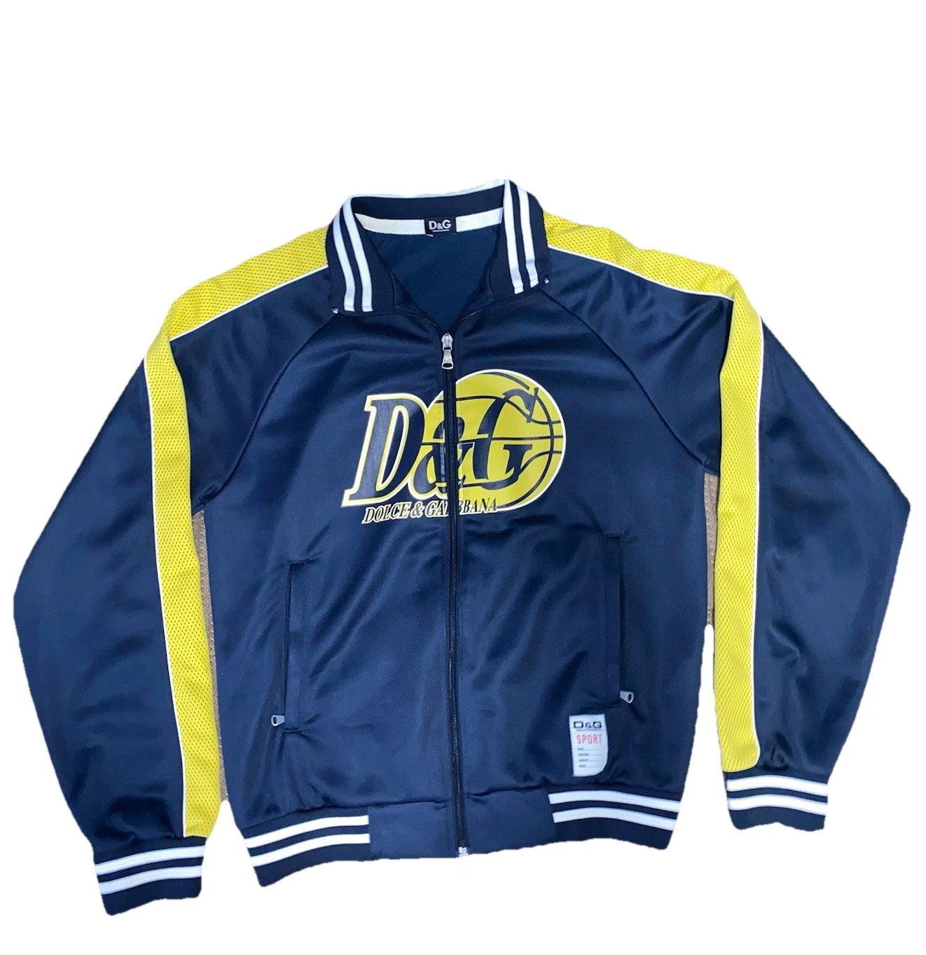 D&G Dolce & Gabbana Vintage Track Jacket Basketball Size L Authentic image 1