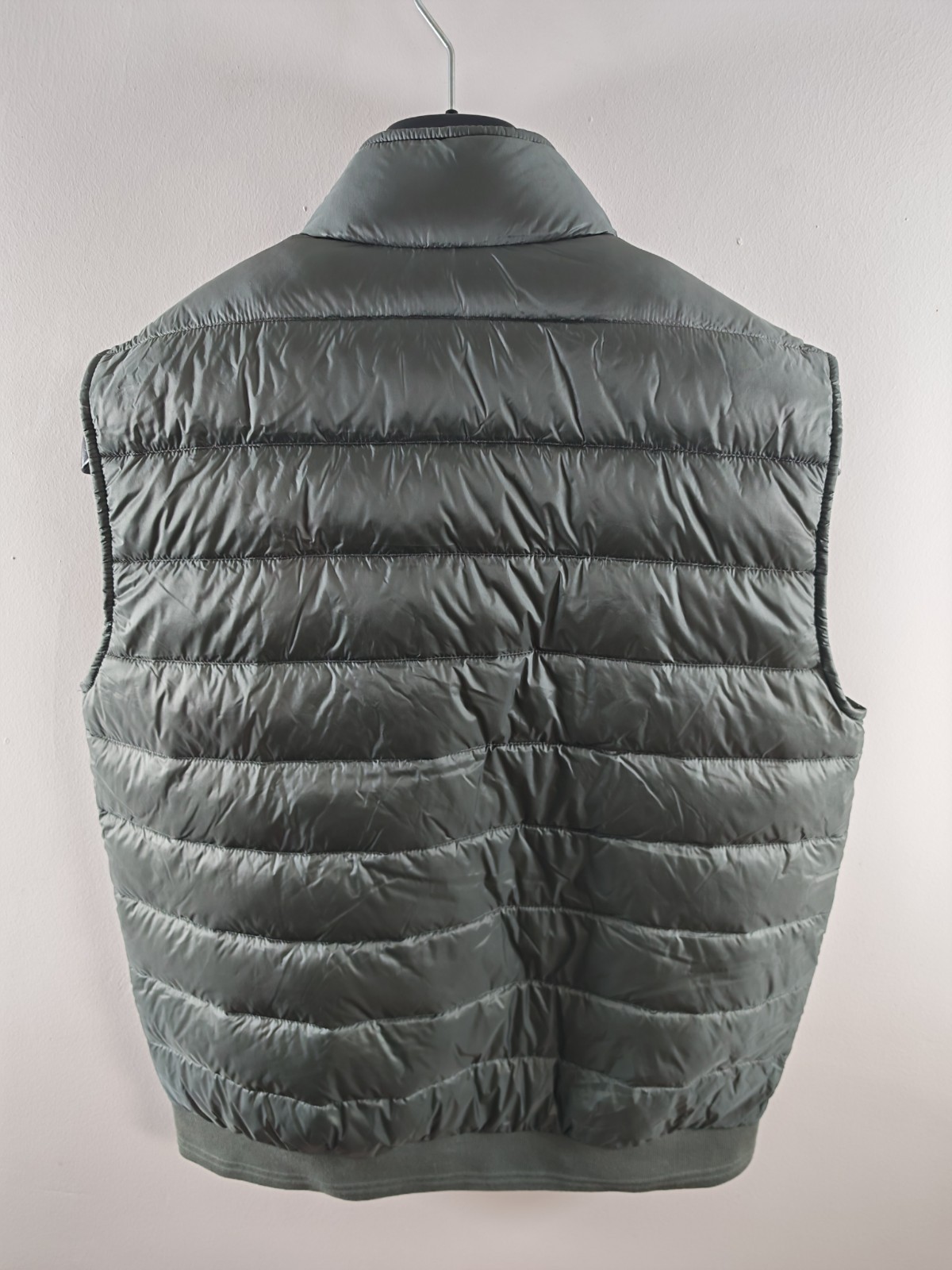 Belstaff Mens Circuit Down Filled Gilet Dark Mineral Green Puffer Vest UK 38 image 3