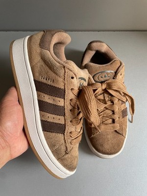 Unisex Adidas Originals Campus Double Brown Suede Low Sneaker UK 5 EUR 38