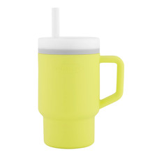 My 1St Tumbler, Silicone Sippy Cup with Straw  Handle, Spill-Resistant Baby Cup