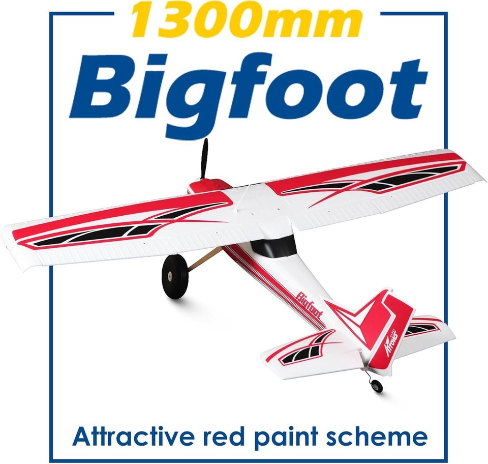 Arrows RC Jets Rc Planes for Adults BGFT 1300mm 6 Channel Remote ...