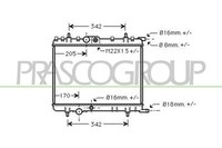 Prasco KüHler WasserküHler FüR Peugeot 206 CC 1.6 16V 2.0 S16 CitroëN Xsara