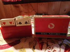 CARTE DA GIOCO  RAMINO DAL NEGRO SAN SIRO ,TRIPLEX, VECCHIA PRODUZIONE