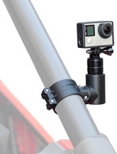 KEMIMOTO UTV Camera Mount for 1.75"-2" Roll Bar 2x5x4 inches, Black