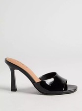 High Heel Pantoletten, Gr. 41-46, neu, bequeme Weite (auch für Männerfüße!)