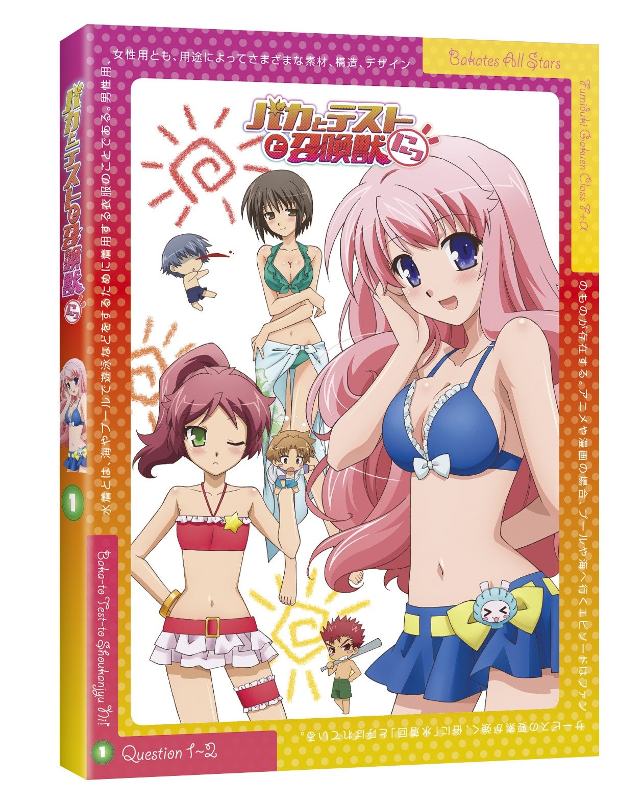 Baka and Test Volume 1 [DVD] Standard Edition ZMBZ-7331 Widescreen Anime NEW FS