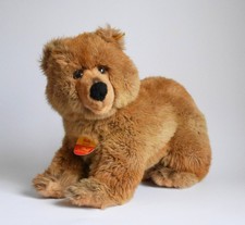 STEIFF Braunbär Molly mit Knopf, Fahne + Sch...